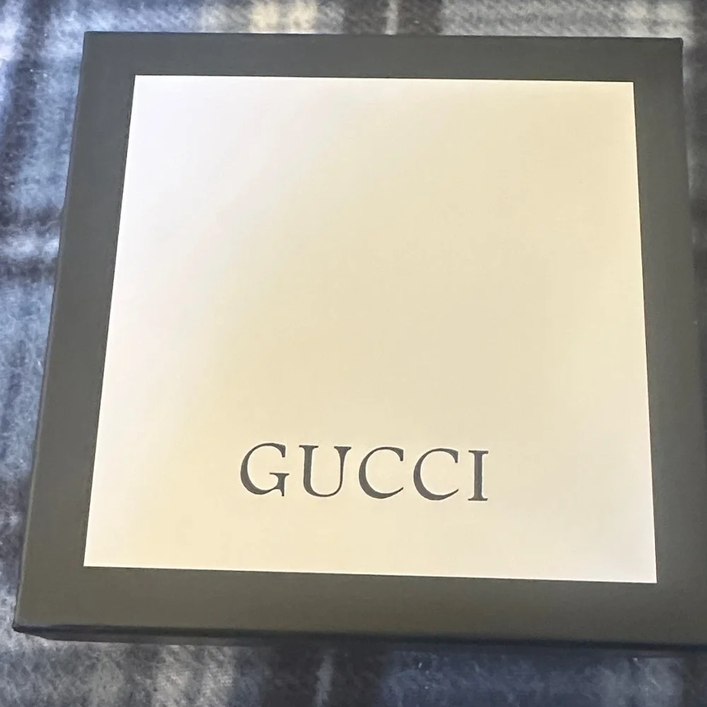 Gucci Black Leather Belt with Green & Red Web and Gold Double G Buckle Size 120